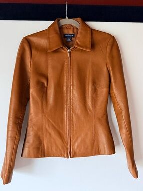 Ann Taylor Brown Leather Jacket